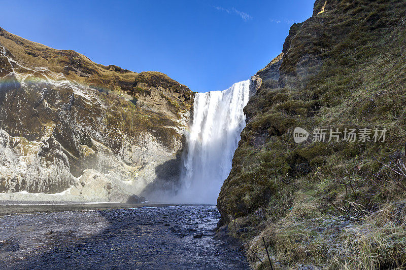 skógafoss waterfall, iceland